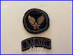 Pk904 Original WW2 US Army Air Force Air Transport Command 2pc Patch L2A
