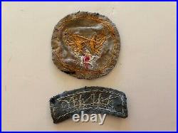 Pk904 Original WW2 US Army Air Force Air Transport Command 2pc Patch L2A