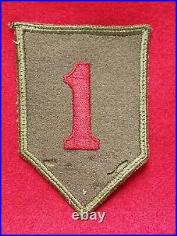 Post-WW1 Pre-WW2 Us Army 1st Infantry Division Uniform Patch