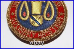 Post WW2 Bullion Patch United States Army Culinary Arts Team RARE