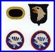 Post WW2 WWII US Army 101st SSI, 2x glider, and FE 509th Oval German Made