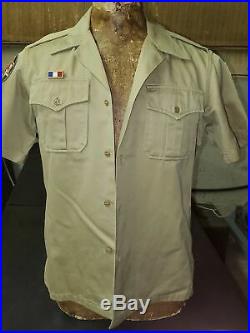 Post WWII US Army Shirt with Philippine PUC, 11th Airborne, and 6th Army Patches