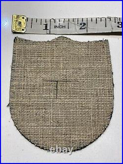 Post WWII U. S. Army Korean Made KCOMMZ Comm Zone Twill Back Cut Edge Patch