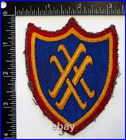 RARE WWII US Army 20th XX Corps REVERSED XX VARIATION Patch