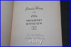 RARE WWII Unit History 69th Infantry Division Pictorial History / Unit Patch