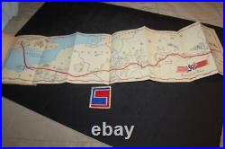 RARE WWII Unit History 69th Infantry Division Pictorial History / Unit Patch