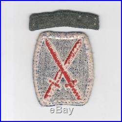 Rare 1st Design WW 2 US Army 10th Mountain Patch & Italian Made Tab Inv# H918