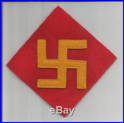 Rare 1st Design WW 2 US Army 45th Infantry Division Wool Patch Inv# S811