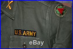 Rare Condition US Army Colonel Eagle Combat/Utility Shirt Patches Man Large