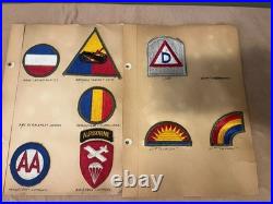 Rare Lot Of 8 Wwii Patches Air Force Infantry Army Airborne
