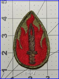 Rare Merrowed Edge WW 2 US Army 63rd Infantry Division Bullion Patch Inv# K5580