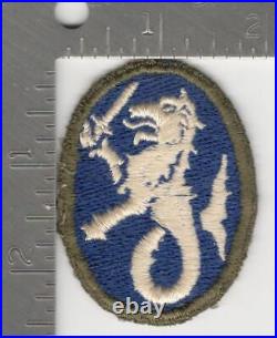Rare Off Uniform WW 2 US Army Philippine Department OD Border Patch Inv# K0667