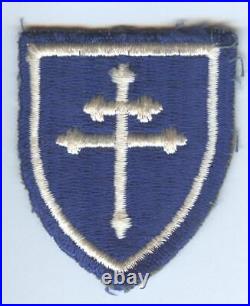 Rare Off Uniform White & Blue WW 2 US Army 79th Infantry Division Patch Inv#F070
