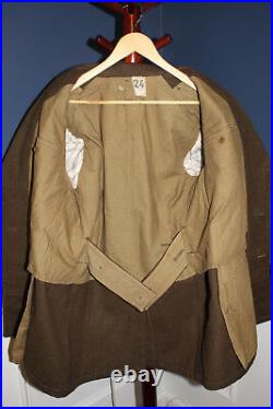 Rare Original WW2 U. S. Army French Made Double Patched Wool Uniform Coat