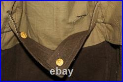 Rare Original WW2 U. S. Army French Made Double Patched Wool Uniform Coat