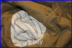 Rare Original WW2 U. S. Army French Made Double Patched Wool Uniform Coat