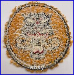 Rare Original Ww2 Us Army Tank Destroyer Patch Uniform Removed Yellow Fender