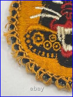 Rare Original Ww2 Us Army Tank Destroyer Patch Uniform Removed Yellow Fender