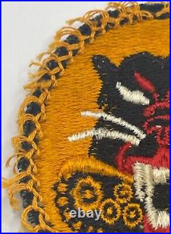 Rare Original Ww2 Us Army Tank Destroyer Patch Uniform Removed Yellow Fender