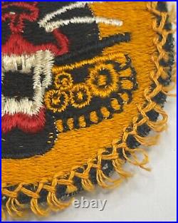 Rare Original Ww2 Us Army Tank Destroyer Patch Uniform Removed Yellow Fender