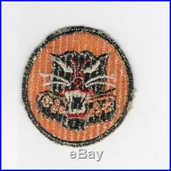 Rare REVERSED CANNON 8 Wheel WW 2 US Army Tank Destroyer Patch Inv# J766