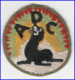 Rare Red Background WW 2 US Army Alaska Defense Command Patch Inv# G973