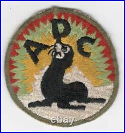 Rare Red Background WW 2 US Army Alaska Defense Command Patch Inv# G973