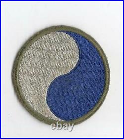 Rare Reversed WW 2 US Army 29th Infantry Division Patch Greenback Inv# C649