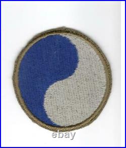 Rare Reversed WW 2 US Army 29th Infantry Division Patch Greenback Inv# F966