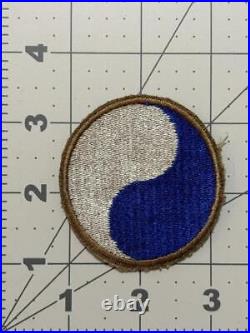 Rare Reversed WW 2 US Army 29th Infantry Division Patch Greenback Inv# K5174