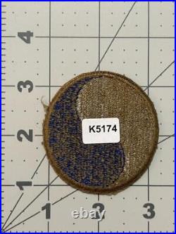 Rare Reversed WW 2 US Army 29th Infantry Division Patch Greenback Inv# K5174