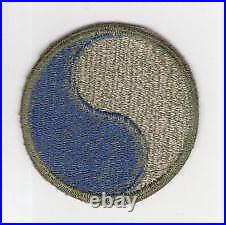 Rare Reversed WW 2 US Army 29th Infantry Division Patch Greenback Inv# M796