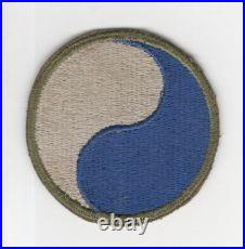 Rare Reversed WW 2 US Army 29th Infantry Division Patch Greenback Inv# M796