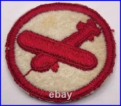 Rare Salty Original Ww2 Us Army First Airborne Task Force Glider Cap Felt Patch