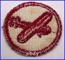 Rare Salty Original Ww2 Us Army First Airborne Task Force Glider Cap Felt Patch