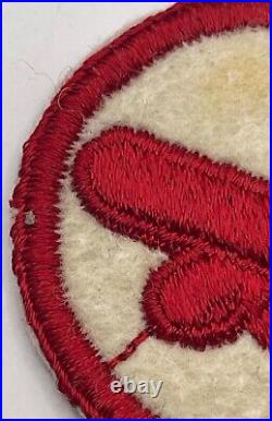 Rare Salty Original Ww2 Us Army First Airborne Task Force Glider Cap Felt Patch