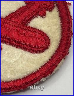 Rare Salty Original Ww2 Us Army First Airborne Task Force Glider Cap Felt Patch