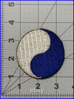 Rare Theater Made Reversed WW 2 US Army 29th Infantry Division Patch Inv# K5179