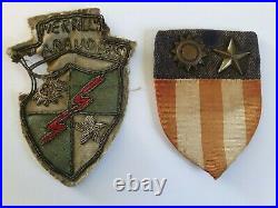 Rare Theatre Made Wwii Us Army Merrills Marauders And Cbi Patch Named To Veteran