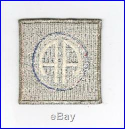 Rare US Made WW 2 US Army 82nd Airborne Division OD Border Patch Inv# C890