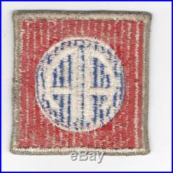 Rare US Made WW 2 US Army 82nd Airborne Division OD Border Patch Inv# Z421