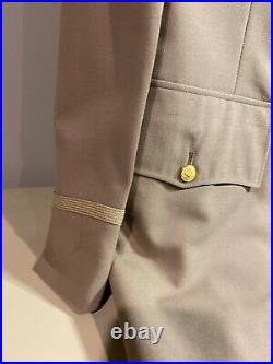 Rare Vintage WW2 Army Officer's Khaki Full Uniform with 7th Army Division Patch