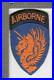 Rare WW 2 US Army 13th Airborne Division Blue Border Greenback Patch Inv# K0957