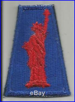 Rare WW 2 US Army 77th Infantry Division Red Miss Liberty Patch Inv# JR556