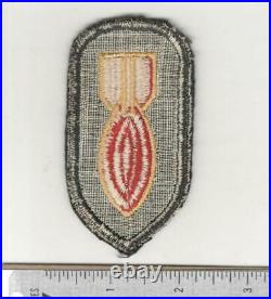 Rare WW 2 US Army Bomb Disposal Wool Patch Inv# N057