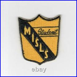 Rare WW 2 US Army Military Intelligence Service Student Patch Inv# H725