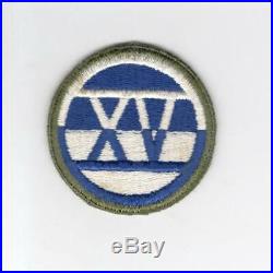 Rare WW 2 US Army XV 15th Corps Patch Inv# G163