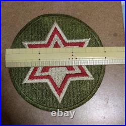 Rare World War II Us Army 6Th Vintage Patch Vintage #T372