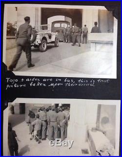 Rare Wwii Us Army In Japan During General Tojo Capture Photos Flag Patches Book