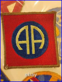 Rare original WW2 US Army 82nd Airborne Division OD Border Patch